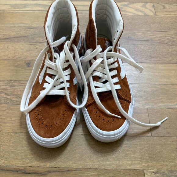 Vans Sk8-Hi Suede Shoe in Brown Pig Suede (NWOT) - Picture 9 of 9